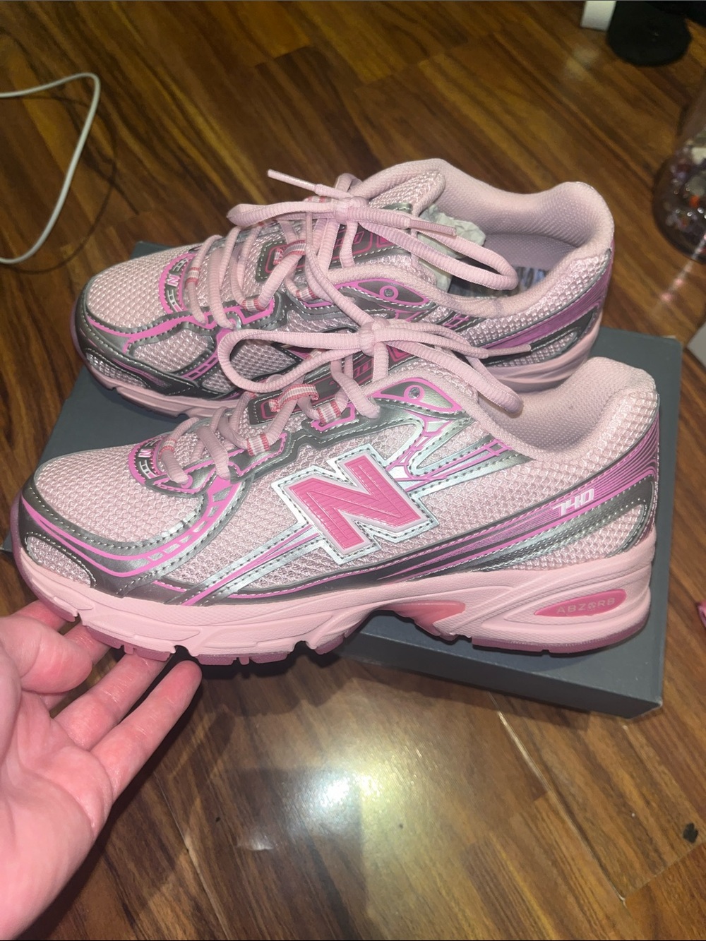 New Balance Limited Edition Barbie Pink 740. Youth size 6 Women’s size 8.